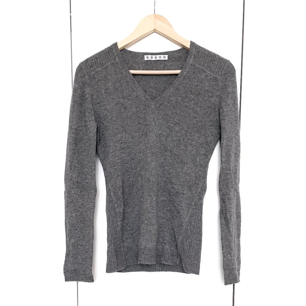 Kokun Gray Cashmere Sweater